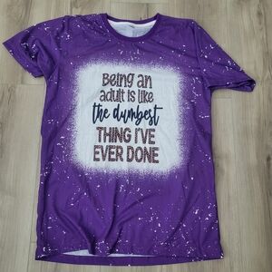 Purple Graphic T-Shirt